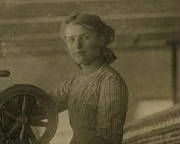 Anna Dugas, 1911. Photo by Lewis Hine.