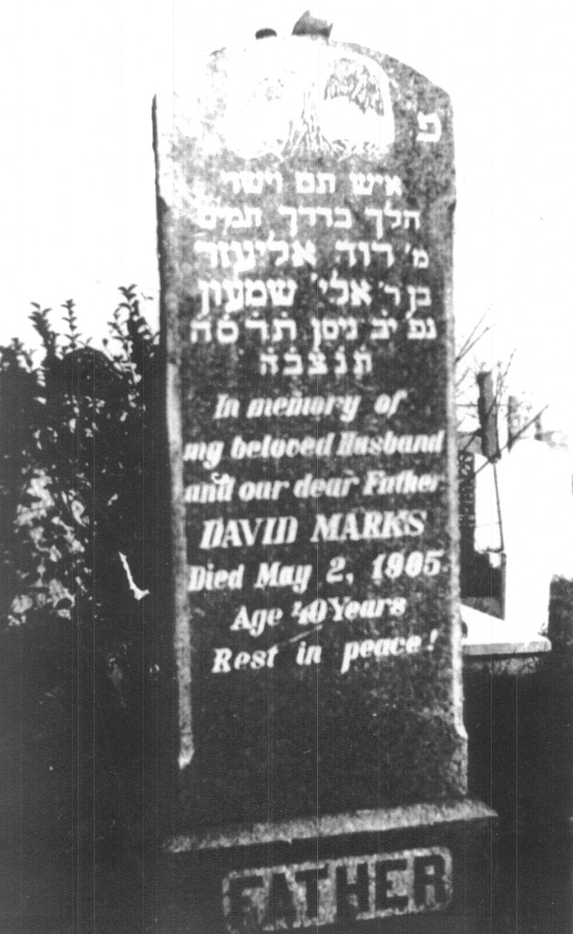 David Marks was the father of Eli and Morris