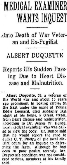 North Adams Transcript, October 1, 1935. Used with permission. Article concluded at right.