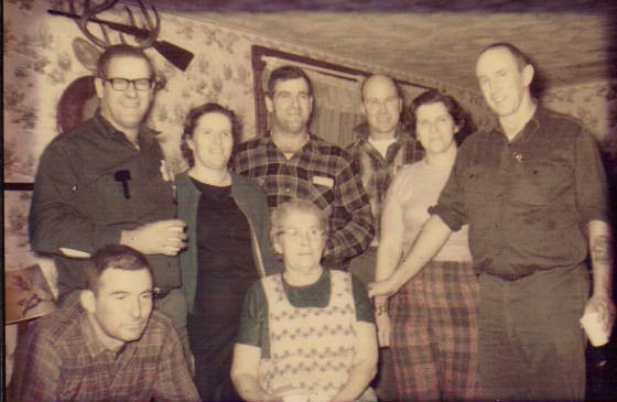 Nancy Franklin (front center) and all of her children, January 1968. Photos provided by family.