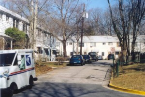 My former Hillside Road neighborhood in Greenbelt, Maryland (2004)