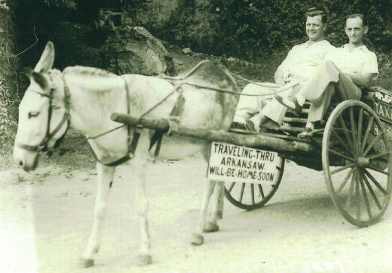 Tony Valenti (right) & brother Joseph Valenti Jr., date unknown. Photo provided by Valenti family.