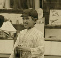 James Logullo, May 1910. Photo by Lewis Hine.