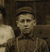 Joe Adams, August 1911. Photo by Lewis Hine.