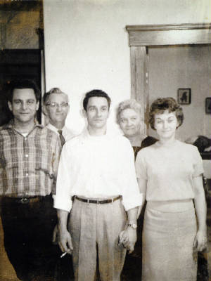Mamie and Frank, with their three children (L-R): Raymond, George & Shirley.