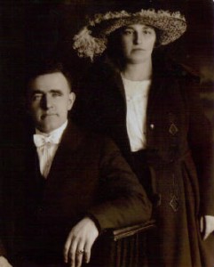 Martin and Mary Markey, on their wedding day in 1921.