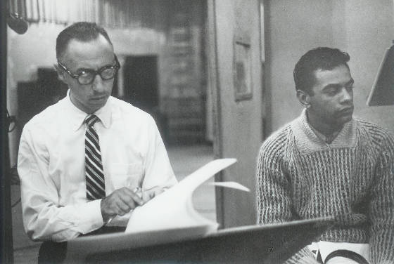 Glenn Osser and Johnny Mathis, courtesy of Johnny Mathis Archives.