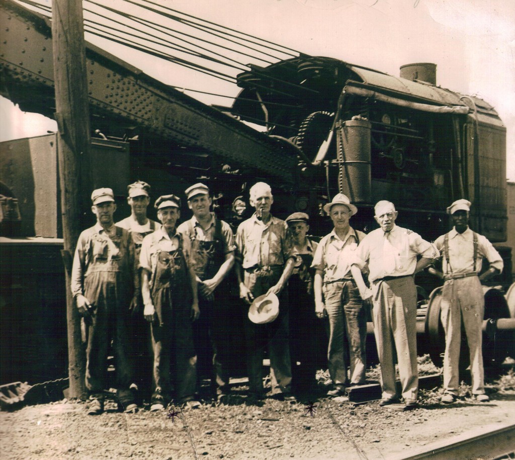 Robert Kidd (third from left) and brother Martin (fourth from right), date unknown.