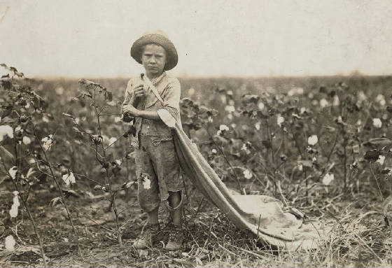 Warren Frakes, 6 yrs old, Comanche County, Oklahoma, October 11, 1916. Photo by Lewis Hine.