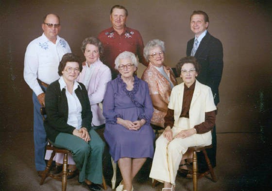 Margaret (Mrs. Wilfrid) Tow and her children. Photo provided by family.