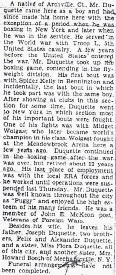 North Adams Transcript, October 1, 1935. Used with permission. Conclusion 