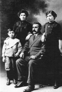 Angelo Bernardina, wife Luigia and children Aldo and Edvige, circa 1916. Photo provided by family.