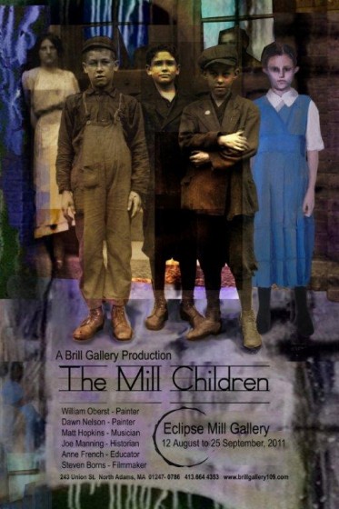 Poster for the Mill Children exhibit.