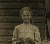 Florine Fuqua, 1911. Photo by Lewis Hine.