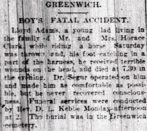 Daily Hampshire Gazette, May 21, 1906. CLICK TO ENLARGE.