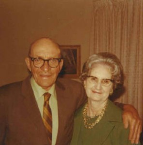 Otto and Agnes Shelton, 1971.