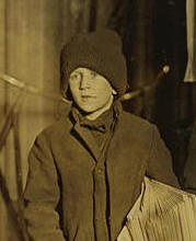 Albert Buecher, 1909. Photo by Lewis Hine.