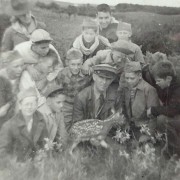 Charles Thompson at Boy Scout hike, circa 1943. Provided by childhood friend Jim Mcerlane.