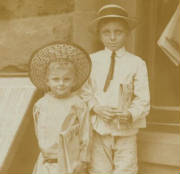 Julius (left) and Gus Hodges, 1911. Photo by Lewis Hine.