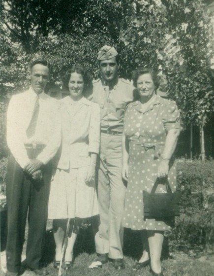 Lazaro and Bertha Boney, with daughter Marie and her husband, James Carter.