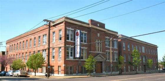 Site of former Newsboys Home, courtesy of Salvation Army