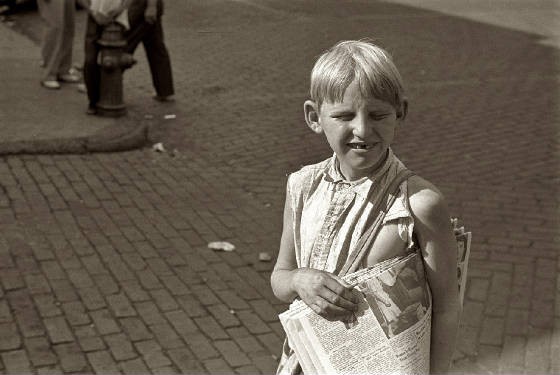 Richard Wolverton, Newark, Ohio, Summer 1938. Photo by Ben Shahn.