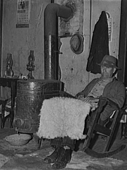 Henry Calvin Richardson, Oregon County, Missouri, Nov 1940. Photo by John Vachon.