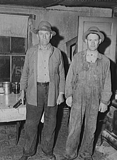 Henry Calvin Richardson (left) & probably John Baertschi, whom he was living with.