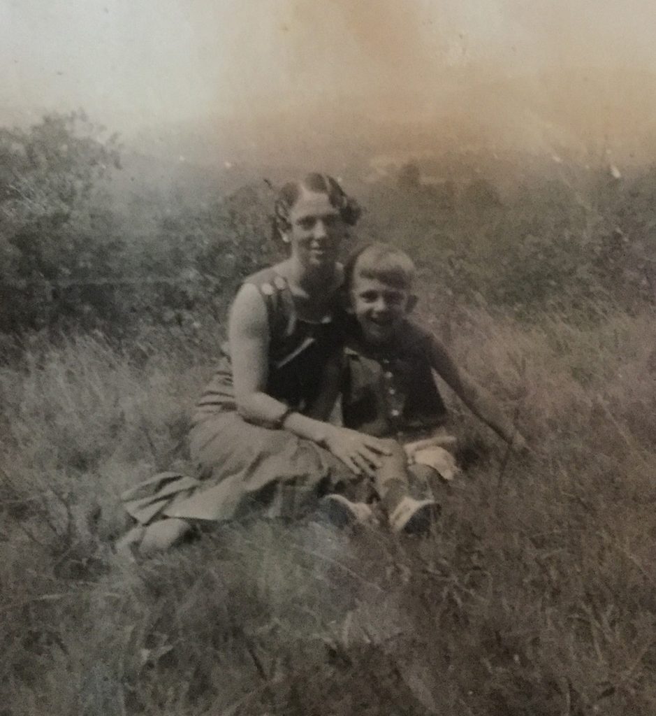 Sadie and son Robert, 1938.